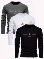 te shirt homme manche longue paris