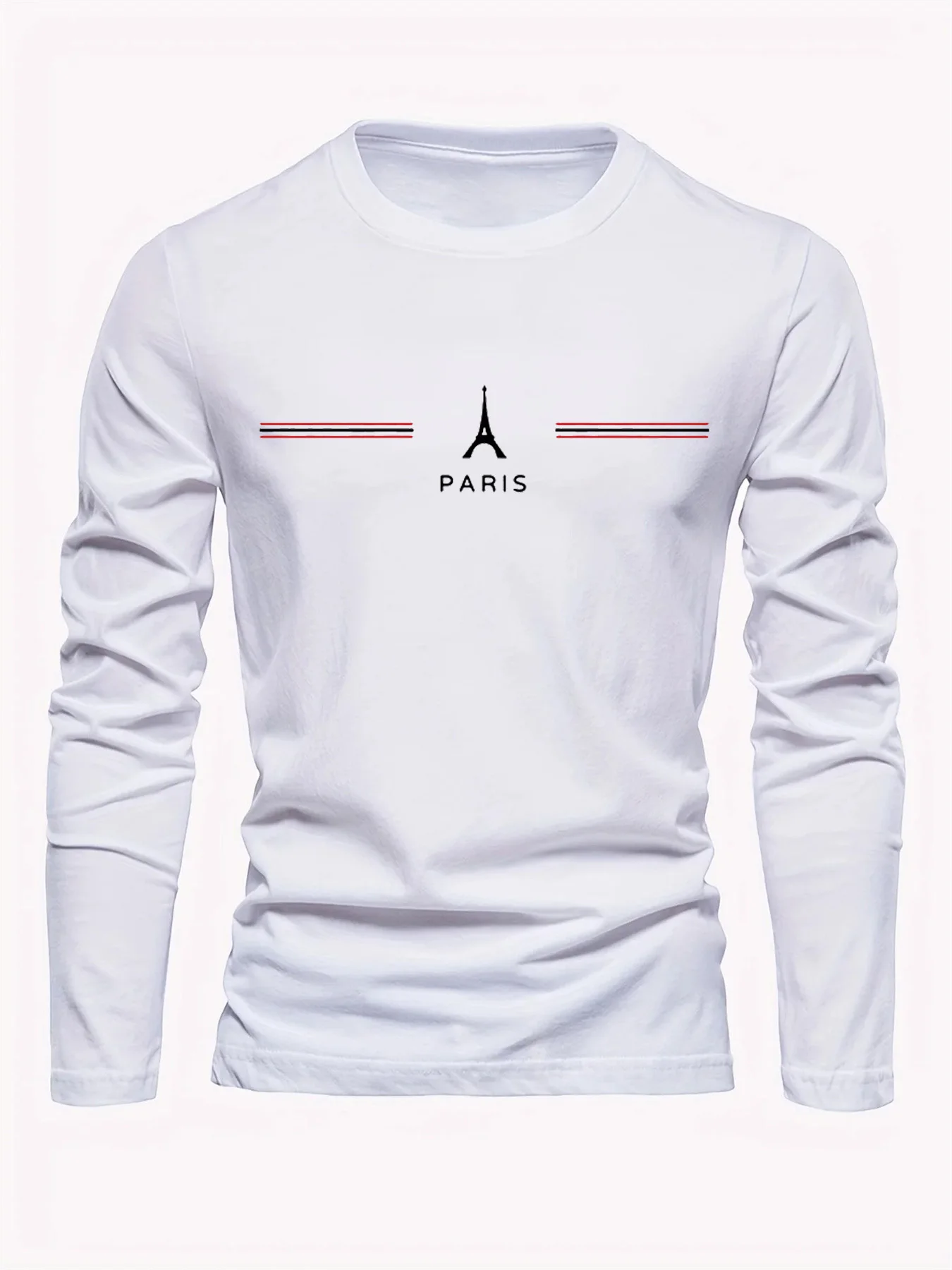 te shirt homme manche longue paris – Image 3