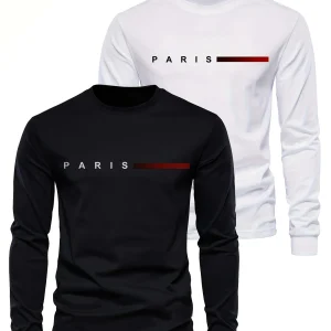 tee shirt homme manche longue paris