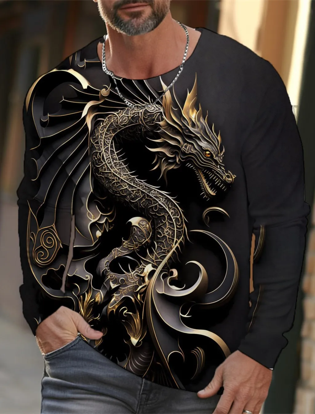 T-shirt homme manche longue