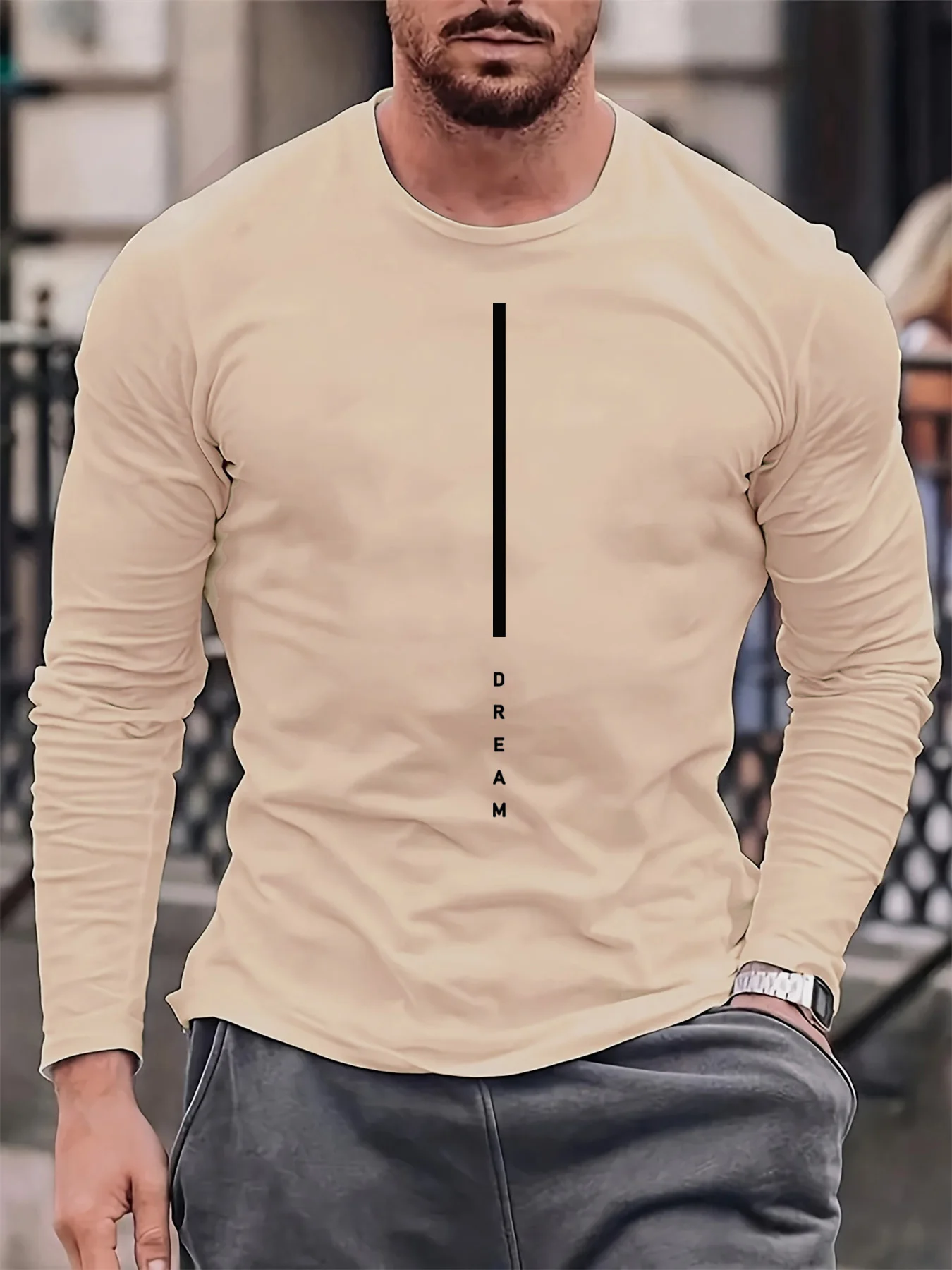 T-shirt homme manche longue – Image 4