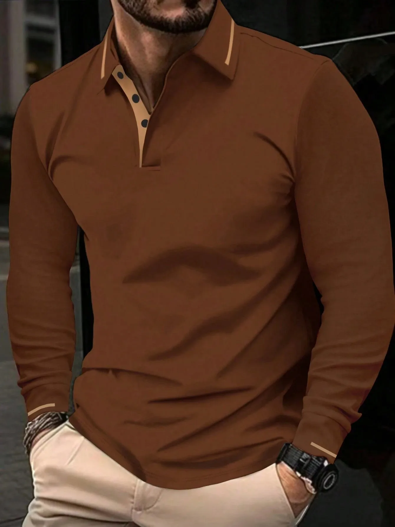 t-shirt homme manche longue – Image 4