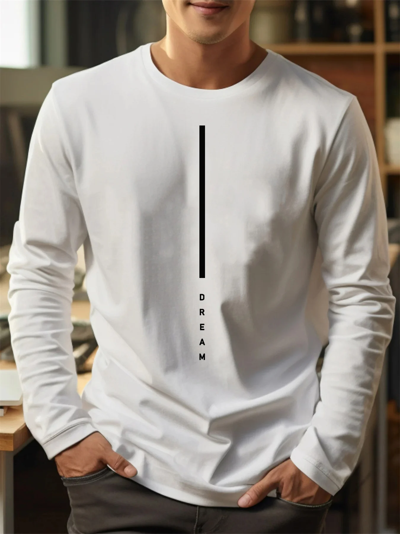 T-shirt homme manche longue