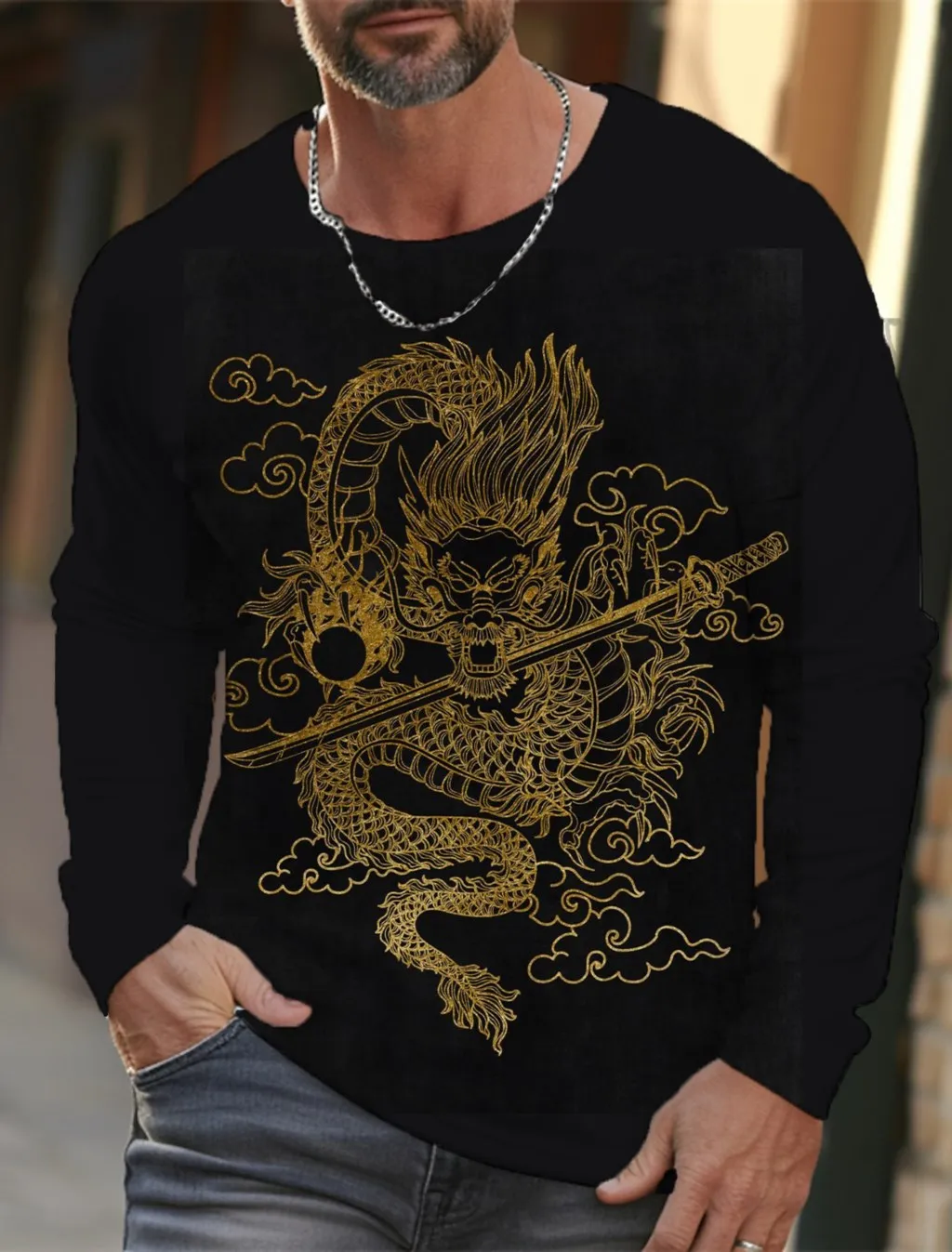 T-shirt homme manche longue – Image 9