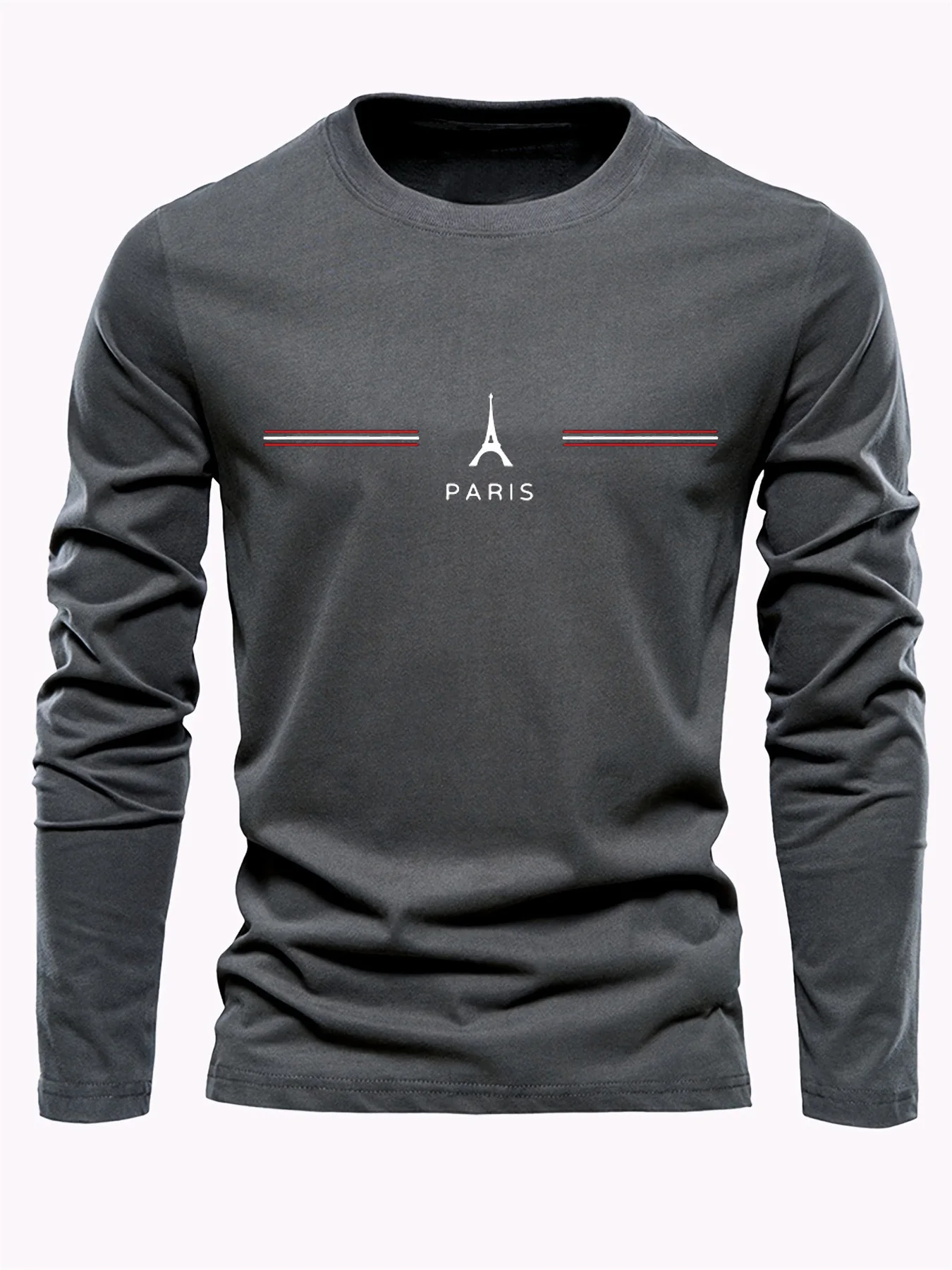 te shirt homme manche longue paris – Image 10