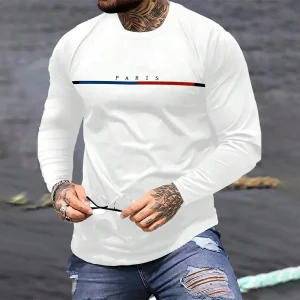 t-shirt homme manche longue